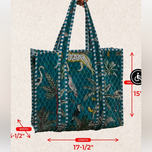 POL Safari Animals Tote Bag - Picture 4 of 5